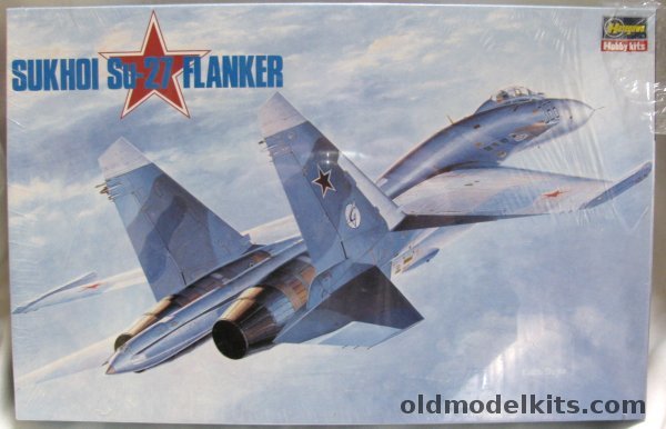 Hasegawa 1/72 Sukhoi Su-27 Flanker, K40 plastic model kit